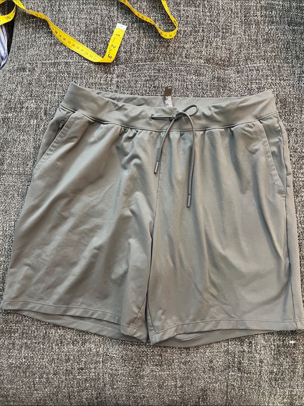 Zella Casual Drawstring Shorts in grey